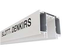 Профиль-трек SLOTT for DENKIRS SMART для натяжных потолков TR2014-WH (2 м, алюминий, белый)