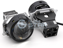 Билед модули Aozoom Gen5 Laser (AAPD-05) 5 поколение, 3.0 дюйма, 2 чипа + Лазер, 5500K, 12V, 50W/56W, крепление 3R (Комплект, 2шт)