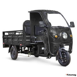 Грузовой электротрицикл Rutrike D4 КАБИНА 1800 60V1200W черный