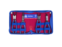 Набор съемников стопорных колец, 4 предмета, в футляре на молнии МАСТАК 033-4Z