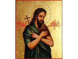 Иоанн (Иоан, Иван) Пророк, Предтеча и Креститель Господень, святой мученик. Рукописная православная