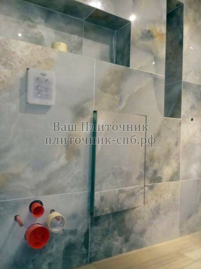 Укладка плитки в ванной комнате