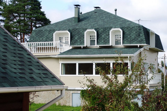 Гибкая черепица шинглас shinglas фокстрот эвкалипт