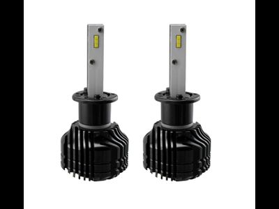 Светодиодные лампы H1 Smart F5 (ip68), 12v 25w 4000Lm 6000K, Seoul CSP Y19 (комплект, 2шт)