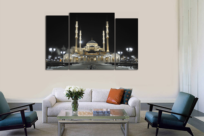 Модульная картина "Сердце Чечни"