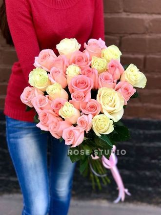29 голландских роз "RoseWhite"