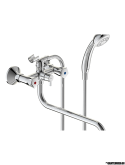 Смеситель для ванны и душа с поворотным изливом VIDIMA LIFE BA363AA