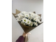 Классический букет из 5 белых кустовых хризантем Баккарди