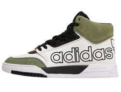 Adidas Drop Step High White Black Olive