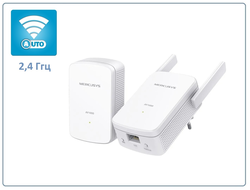 Сетевой адаптер Powerline MERCUSYS MP510 KIT Gigabit Ethernet, (комплект 2 шт.)