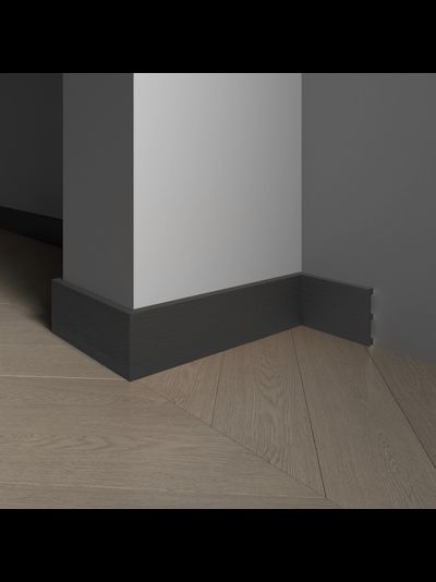 Напольный плинтус Decor-Dizayn 708-100SH, влагостойкий, ударопрочный, 2,4 метра