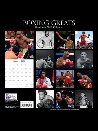 Boxing Greats Official Календарь 2018