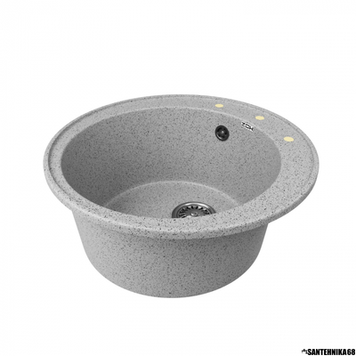 Керамическая кухонная мойка ZOX ZX-GM 08 круглая 510 мм