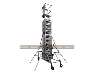 Алюминиевые лестницы - Телескопический мачтовый подъемник ТЕМП-8Н