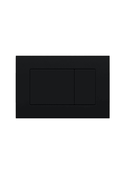 Кнопка BERGES для инсталляции ATOM черная SoftTouch