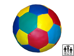 Мяч мягконабивной цветной