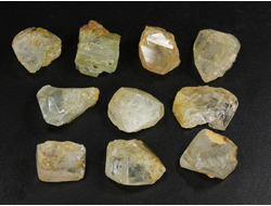 Топаз, кристалл, "дикий", в ассортименте, Россия, Забайкальский край (10-14 мм, 1-1,4 г) №36030