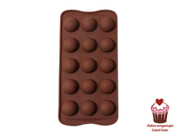 Форма силиконовая для шоколада Трюфель, 15 ячеек