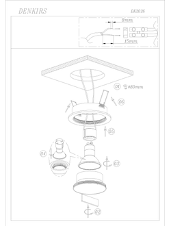 Светильник Denkirs DK3492-WB