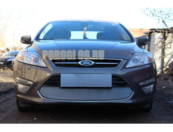Защита радиатора Ford Mondeo IV 2010-2014 chrome