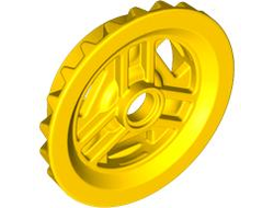 Technic, Gear 22 Tooth Bevel, Yellow (69761 / 6391160)