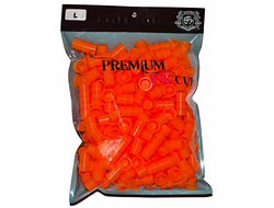 Колпачки под тату краску Premium ink cup 15-16мм Red (400 шт)