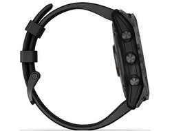 Умные часы Garmin Fenix 7X Sapphire Solar Wi-Fi, серый/черный
