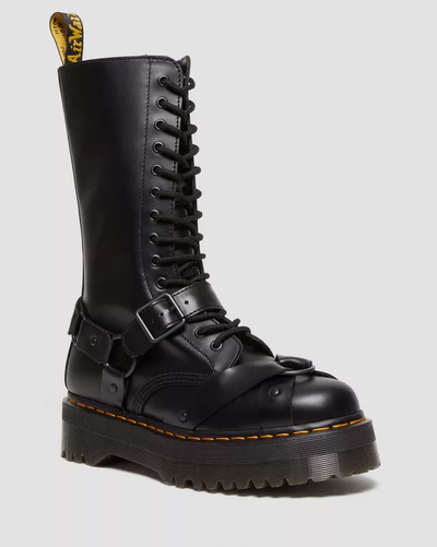 Dr Martens 1914 1914 Harness Leather Tall Lace Up Platform
