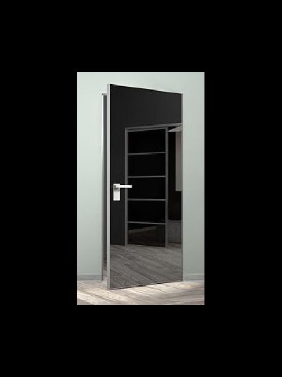 PRESTIGE. h2000/ ЗЕРКАЛО ГРАФИТ С ДВУХ СТОРОН (ULTRA 19)/ АЛЮМИНИЕВАЯ КРОМКА МАТОВЫЙ ХРОМ