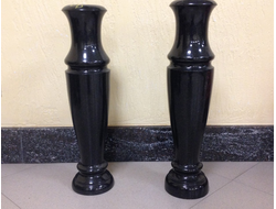 Ваза из гранита Габбро 60-20 см