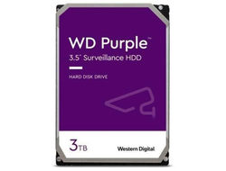 Жесткий диск HDD 3000 Gb Western Digital WD30PURZ, 3.5", 64Mb, SATA III, Purple