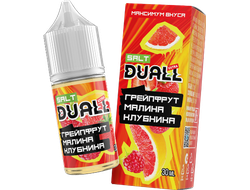 DUALL EXTRA SALT (STRONG) 30ml - ГРЕЙПФРУТ / МАЛИНА / КЛУБНИКА