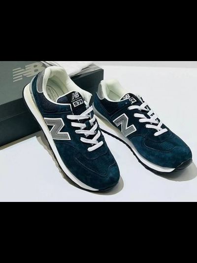 New Balance 574 Grey Navy мужские