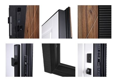 Стальная дверь   Сапсан (биометрический замок Smart lock К06)