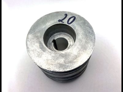 Шкив КАСКАД ведомый двигателя посадка 20 мм
