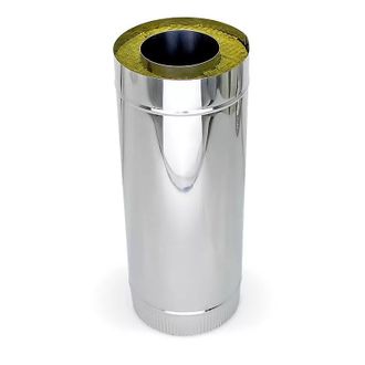 Труба-термо 1,0м, 115х200, AISI 430/430, 0,8мм/0,5мм