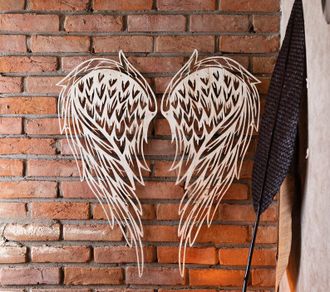Металлический декор на стену - АНГЕЛ