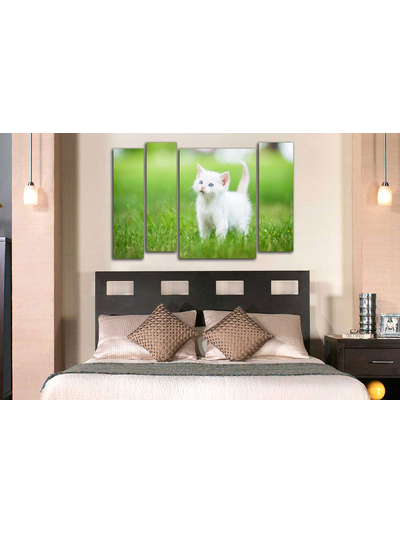 Модульная картина &quot;Летний котенок&quot;