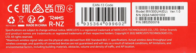 Адаптер Mercusys MW300UH WI-FI адаптер Белый