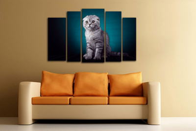 Модульная картина "Позирует"