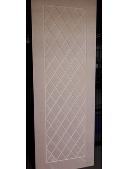 №11. Дверная накладка 16мм "Перекрёстные линии. Диагональ" под эмаль по ral