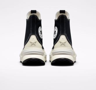 Кеды Converse Run Star Legacy CX черные высокие на платформе