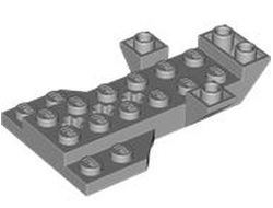 Vehicle, Base 4 x 7 x 1 Triple Inverted Slope with Wedge Plate and 3 Axle Holes, Light Bluish Gray (3536 6452334)