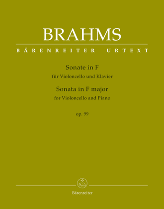 Brahms Sonata F-dur for Violoncello and Piano op.99