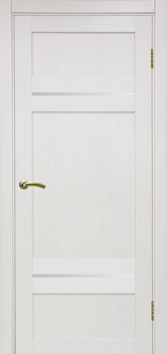 Межкомнатная дверь "Турин-532.12121" ясень перламутровый (стекло сатинато)