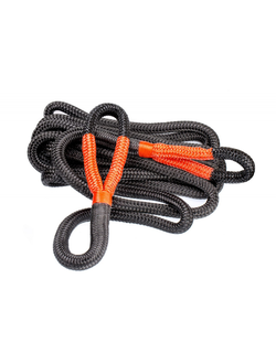 Трос кинетический черный 19мм х 9м, нагрузка до 8,2 тонн, плетеные проушины в Сумке OffRoadTeam ORT-NN-1909