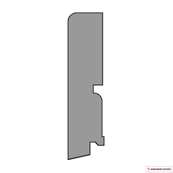 Плинтус Finitura dekor Ясень R9 шпон 120х30х2400