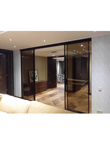 перегородка стекло бронза