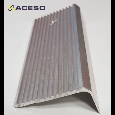 Алюминиевый угловой порог ау-44х23 противоскользящий с рифлением цена за метр