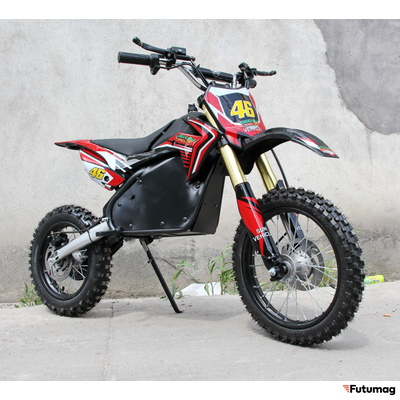 Электромотоцикл GreenCamel Питбайк DB500, 48V 1500W R14/R12 красный